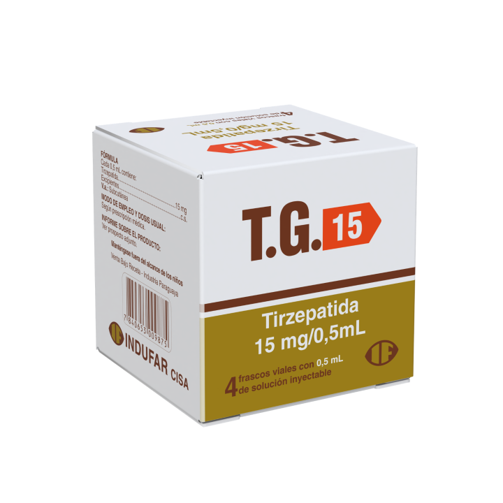 TG 15 MG 0,5 ml 2 ampolas & 2seringa.