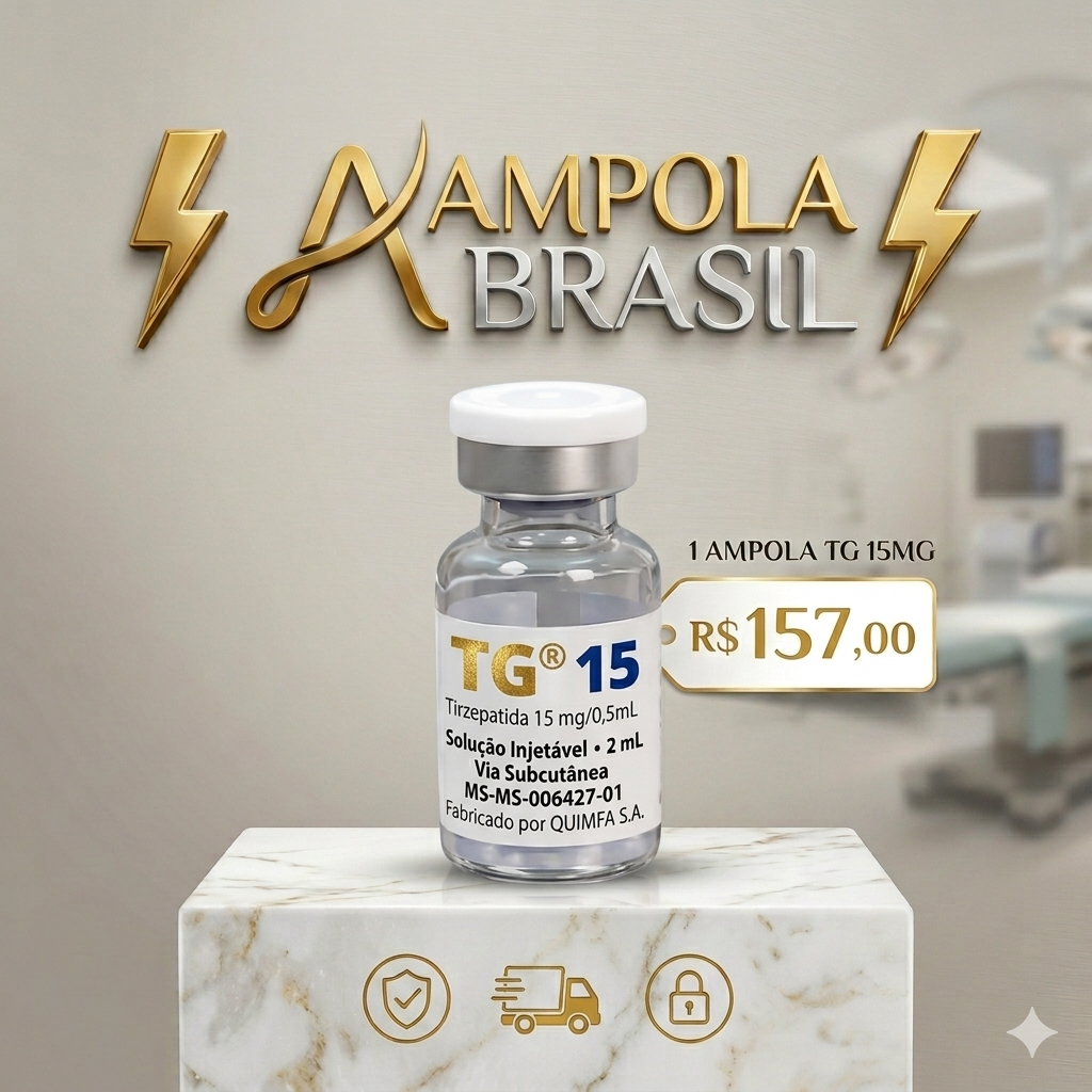  OFERTA Tirzepatida Tirzec 15MG / 0.5ML - 1 Ampola