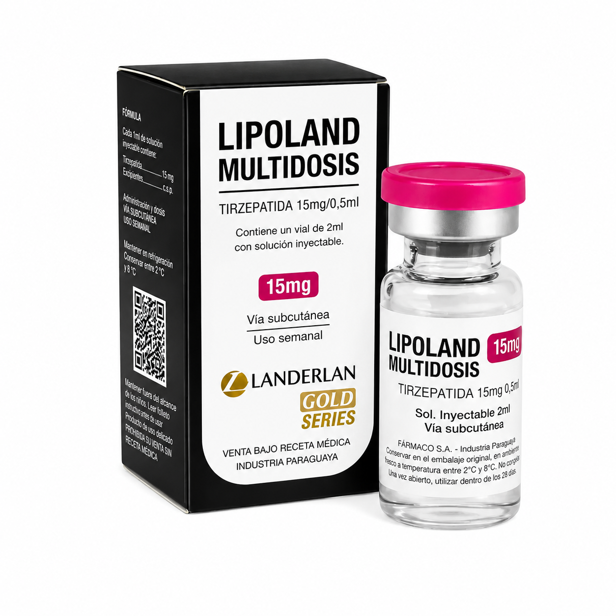 Caixa Lipoland  15 MG  4 ampolas foto 2