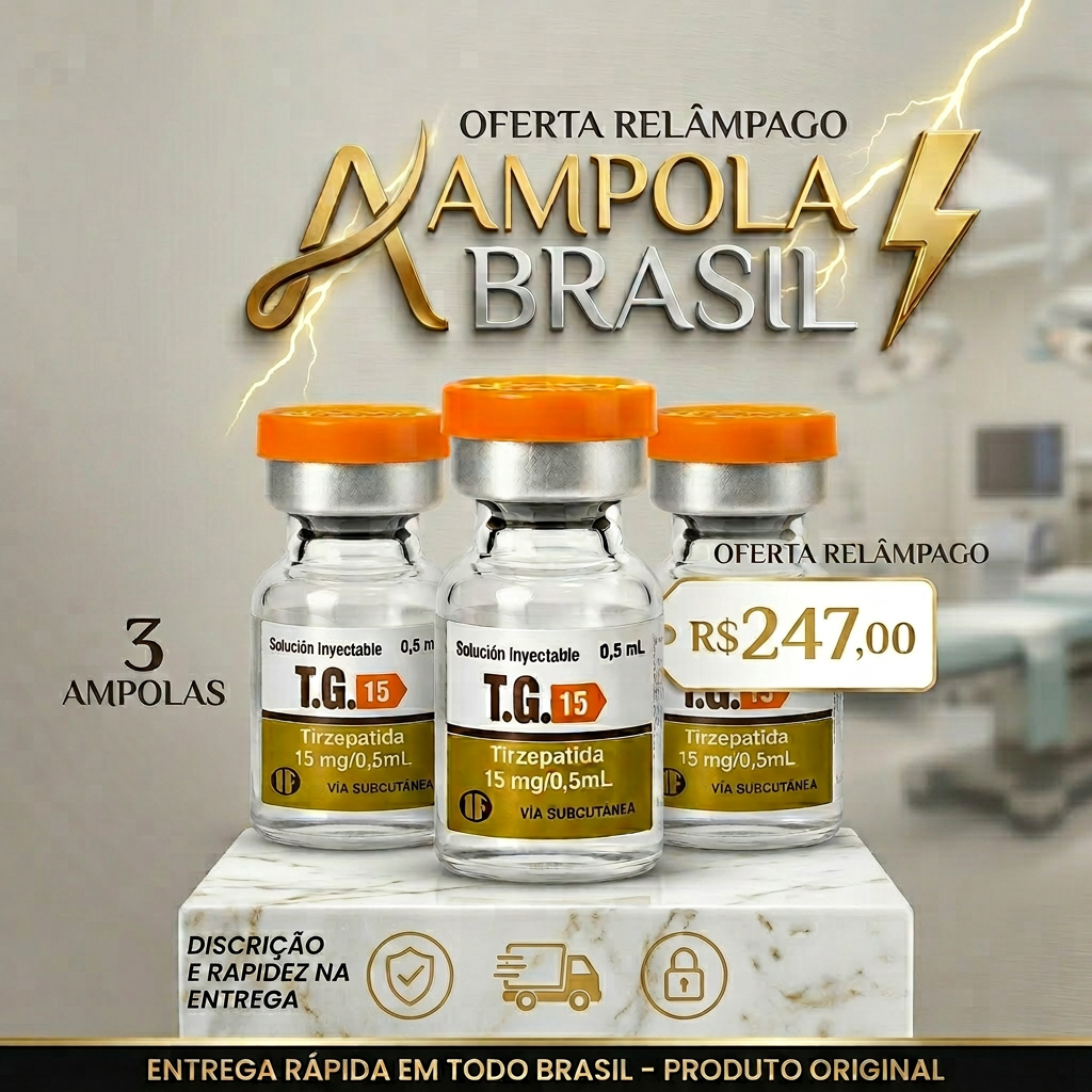  PROTOCOLO TG 15MG — COMBO 3 AMPOLAS PROMOCIONAL