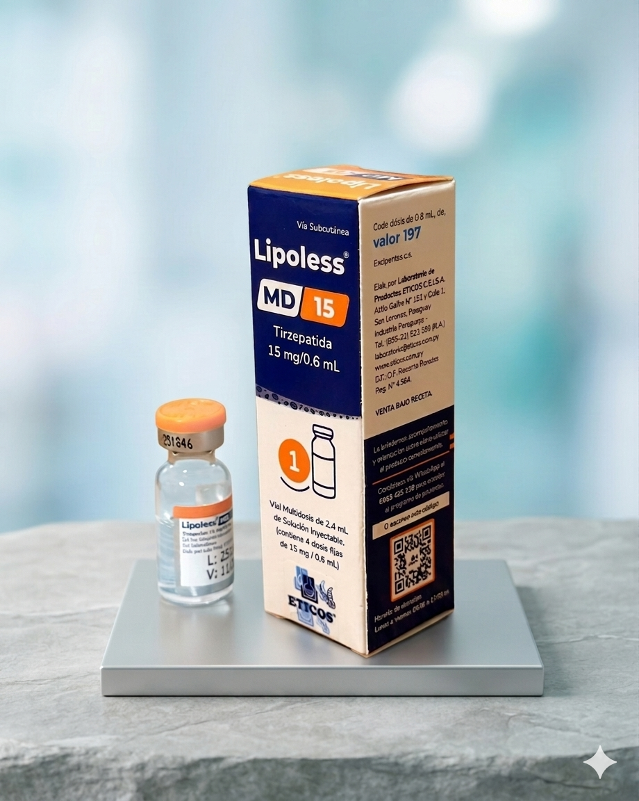 OFERTA Lipoless 15 Tirzepatida 15MG/0,5ML - 1 ampola