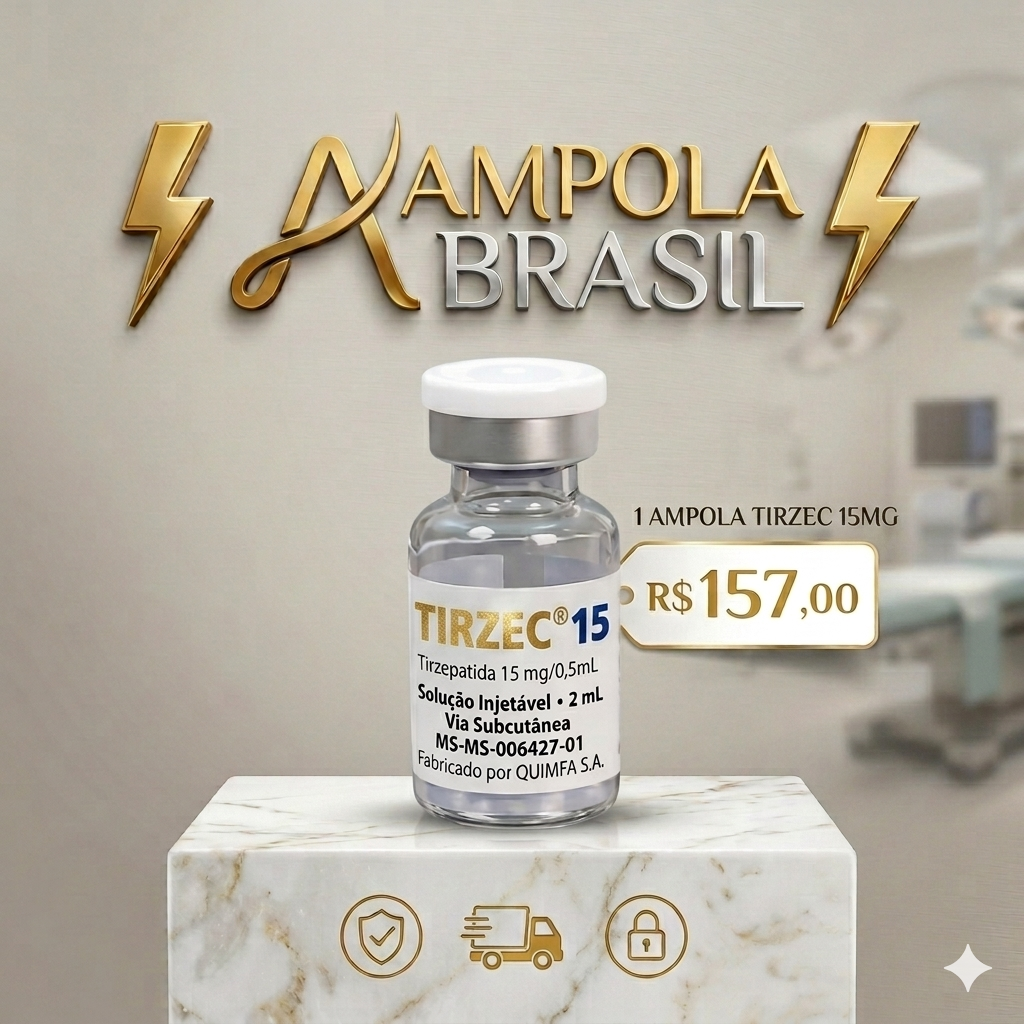  OFERTA Tirzepatida Tirzec 15MG / 0.5ML - 1 Ampola foto 2