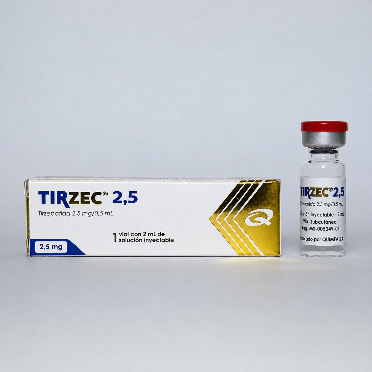 Caixa Tirzec 2,5mg foto 3