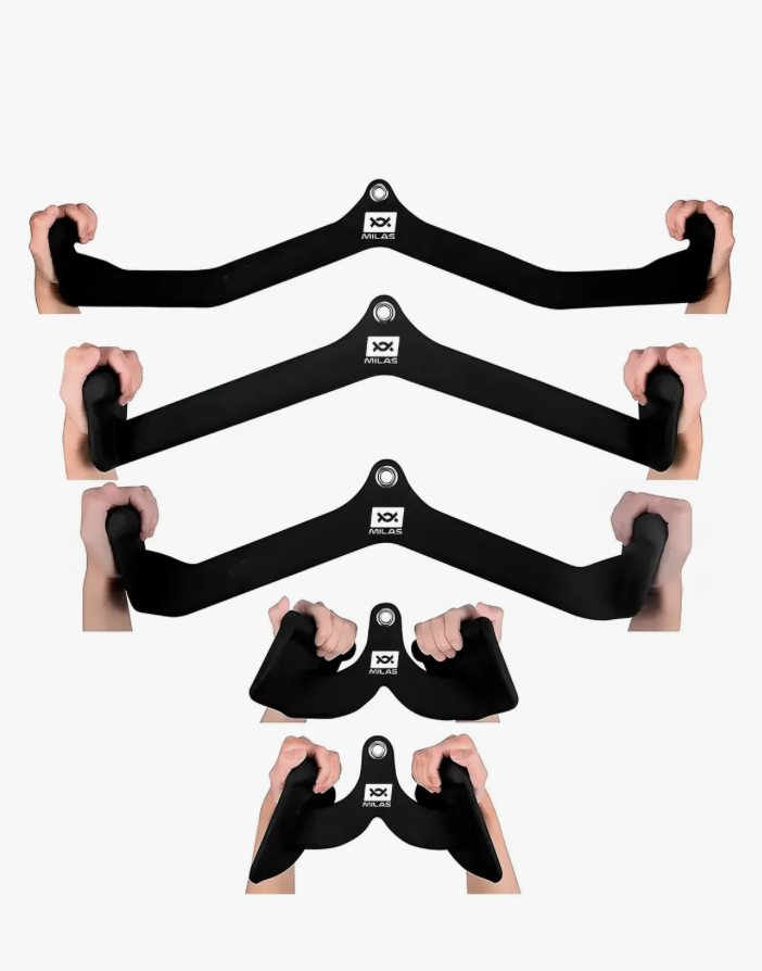 Kit Puxadores Anatômicos + Suporte Milas — 6 Peças foto 3