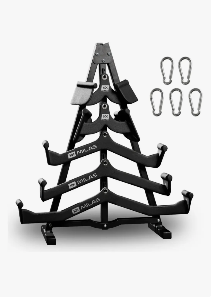 Kit Puxadores Anatômicos + Suporte Milas — 6 Peças